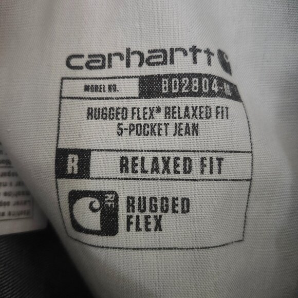Carhartt Men’s 34×32 Relaxed Fit Work Pants — Durable Workwear - Picture 4 of 7